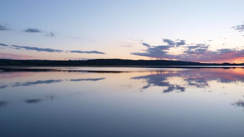 Mellan Fryken Sveriges djupaste sjöar