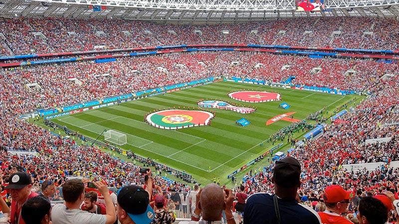 Luzhniki Stadium Europas största fotbollsarenor