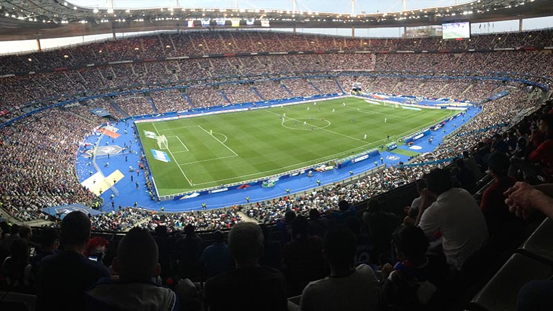 Stade de France Europas största fotbollsarenor