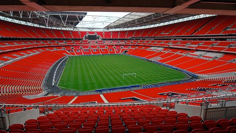 Wembley Europas största fotbollsarenor