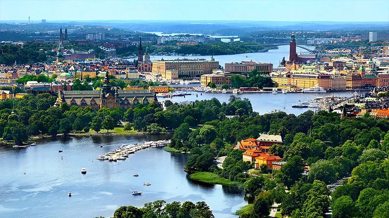 Stockholm 5 vackra städer i Sverige